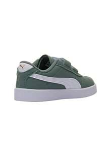 Puma Club V Inf Kids Sneakers Green White 402299 - Green - View 2