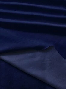 SHEIN EZwear 海军蓝女士短款上衣，紧身休闲抹胸，适合夏季