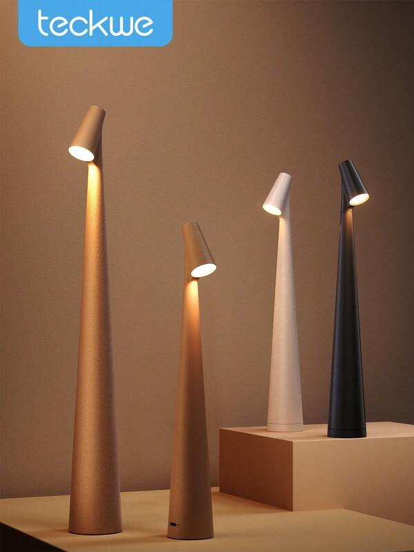 1 قطعة مصباح طاولة لاسلكي قابل للشحن، مصباح بار قابل للتعتيم بمستويات سطوع قابلة للضبط باللمس محمول بتقنية LED، مصباح مكتب يعمل ببطارية LED، مصباح طاولة خارجي لغرفة المعيشة والمنزل وغرفة الطعام