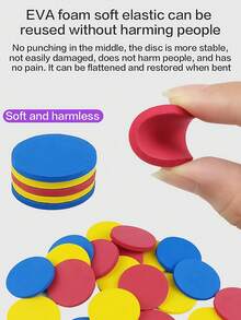 Zazumi 1PC Radish Flying Disc Gun Outdoor EVA Foam Toy Launcher Parent Child Interactive Game Soft Projectile Toy For Backyard Park Fun