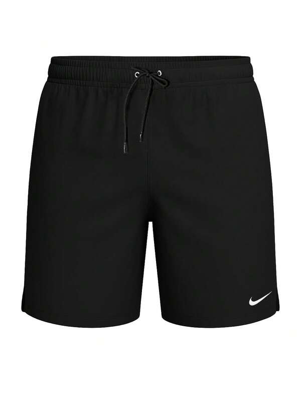 Nike Mens Swim Solid 5 Inch Shorts Black