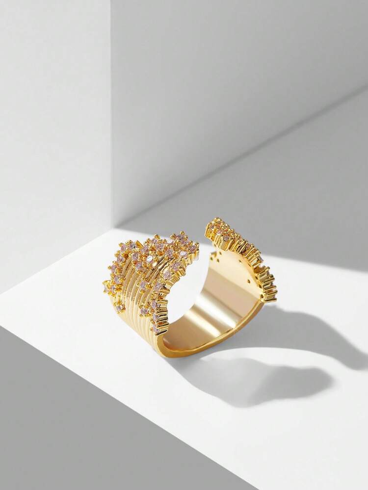 18K GOLD PLATED STARRY SKY WOMEN'S SINGLE RING