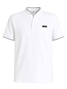 Calvin Klein STRETCH PIQUE STAND - BRIGHT WHITE - View 4