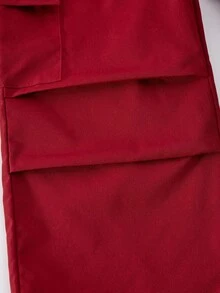 SHEIN 2 件套女童休闲时尚纽约图案圆领长袖运动衫和阔腿裤，秋冬 - 彩色 - 查看 4