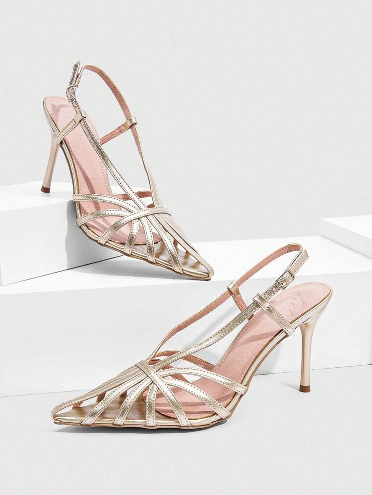 CUCCOO SZL Pointed Toe Stiletto High Heel Fashion Minimalist Daily Party Women High Heel Pumps For Christmas Spring Shoes