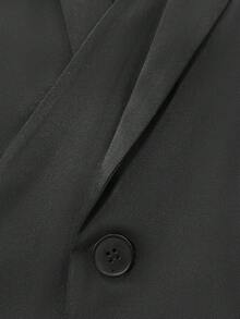 Manfinity Mode 男士修身交叉裹身长袖商务西装外套