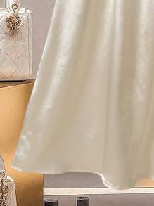 Modelyn Elegant Satin Apricot Color Women's Skirt Fall Cloth For Women