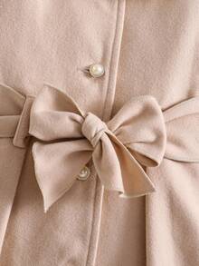 Emery Rose Kids Emery Rose Kids Young Girls Winter Clothes Fashionable Faux Fur Collar Belted Mid-Length Coat, Warm Jacket, Autumn/Winter Outerwear Girls Winter Coat Girls Dress Coat Toddler Girl Coat Baby Girl Coat Girls Faux Fur Coat Baby Girl Winter Coat Winter Clothing Winter Outwear Halloween S Fall