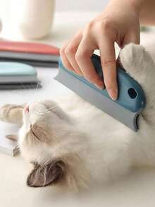 Zazumi Pet Hair Remover Brush, Pet Hair Detailer With Handle, Cat And Dog Hair Lint Remover Brush For Cleaning Cars Furniture Carpet Sofa Clothes Beds Couches,Mother's Day