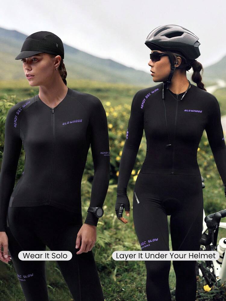 Gorra de ciclismo resistente al agua, de secado rápido, ligera y transpirable con detalles reflectantes para entrenamiento y gimnasio