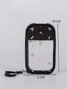 ROMWE Kawaii 1 件 返校蝴蝶结印花 45 毫升 PP 喷雾瓶、爽肤水/瓶