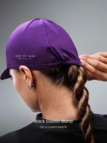 GLOWMODE 专为骑行而设计，吸汗速干轻便透气骑行帽，适合健身房训练锻炼 - 紫色 - 查看 3