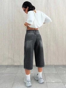 EURMUSE SHORT EN JEAN VINTAGE Y2K TAILLE MOYENNE POUR FEMMES