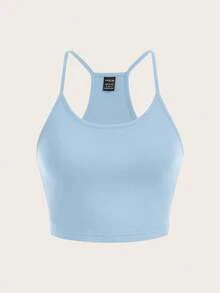 SHEIN Essnce 5-częściowy damski, minimalistyczny zestaw koszulek na ramiączkach typu spaghetti, odpowiedni na lato