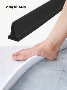 1 件适用于淋浴底座和浴室门的防水密封条 | 防滑门槛密封 | 卫生间地板屏障 | 阻水过渡条 | 3 种尺寸：1M（39.37 英寸）、2M（78.74 英寸）、3M（118.11 英寸）长度 - 彩色 - 查看 17