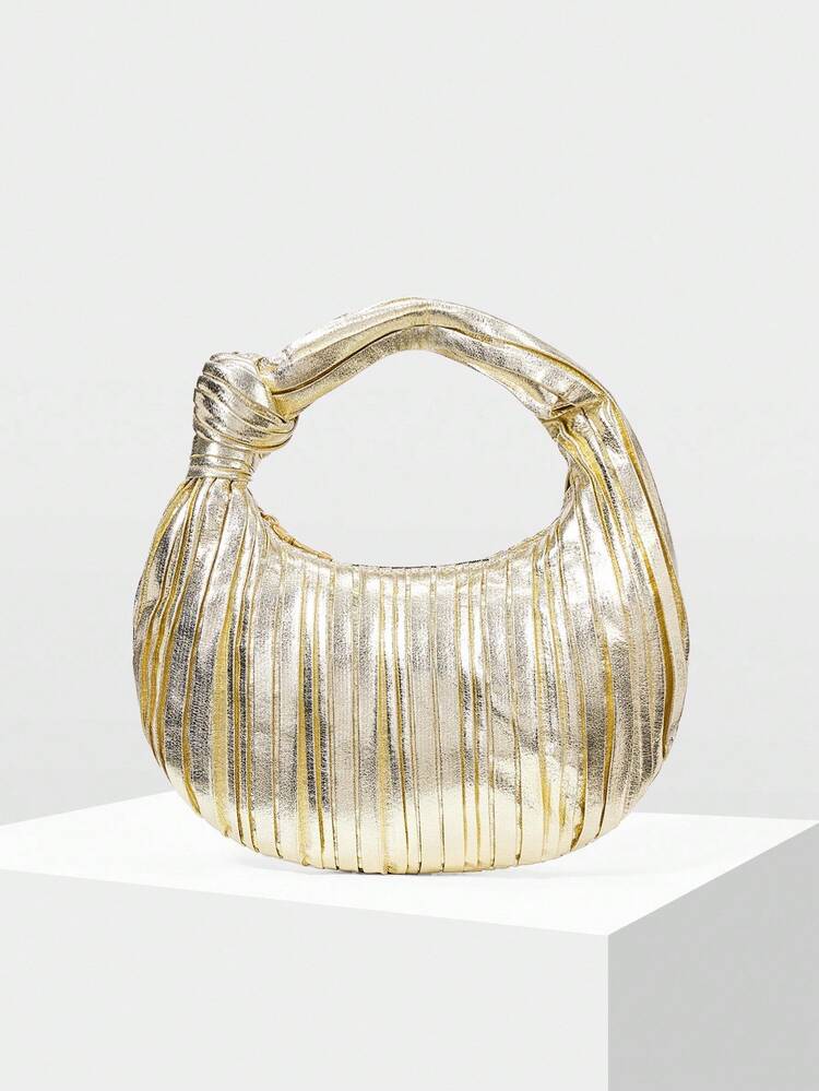 FASHION ZIPPER CLOUD TOP HANDLE BAG