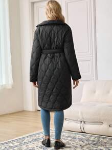 SHEIN 孕妇冬季厚口袋外套