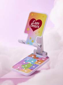 SHEIN X Care Bears Adjustable Foldable Mobile Phone Stand, Compatible With Mobile Phones And Tablets, With Anti-Slip Base And Convenient Charging Port. Durable Mobile Phone Base With Protective Pad - Multicolor - View 4