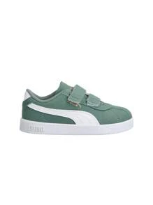 Puma Club V Inf Kids Sneakers Green White 402299 - Green - View 1