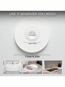 1 buah Sumbat dan Filter Pembuangan Silikon Universal, Cocok untuk Wastafel, Bak Cuci, Bak Mandi - Anti-Penyumbatan, Pop-Up, Shower, Bak Mandi dan Wastafel, Fleksibel & Tahan Lama - MultiWarna - View 6