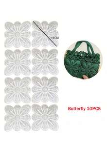 400pcs Crochet Rings, Bag Shaping Rings, O-Rings, Plastic Circles 2cm, Suitable For Circle Shaping, Backpack Decoration, And Pet Chew Ring Accessories