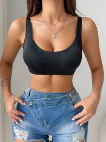 Sujetador inalámbrico de cobertura total con elevación y soporte invisibles, ligero para primavera/verano - Negro - Ver 5