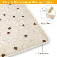 Zazumi 1 Silicone Pet Mat Placemats Solid Color - Multicolor - View 9
