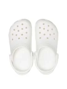 Crocs Dép bít mũi cổ điển unisex màu trắng 10001-100 - trắng - Xem 3