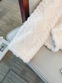 Regalyn Plus Size Elegant Reversible Argyle Pattern Crew Neck Jacket Fall Winter Cloth For Women Autumn