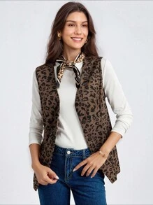 SHEIN LUNE Spring Outfits For Women Women's Jacket - Multicolor - View 1