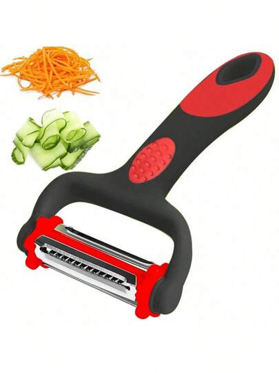 1pc Multifunction Vegetable Peeler Julienne Peeler For Kitchen,3 In 1 Blade Spin Design With Julienne Function,Potato Apple Vegetable Peelers For Kitchen, I And Y Peelers For Fruit Veggie Potatoes Carrot Cucumber, 3 In 1 Blade Spin Design With Julienne Function