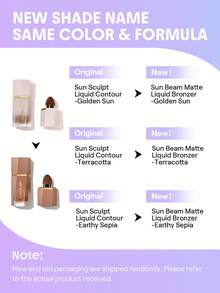 SHEGLAM Bronceador LíQuido Mate Sun Beam-Crema En Gel Golden Sun Contour No Graso Larga DuracióN Altamente Pigmentado Contouring Natural Contouring Bronceador Ligero Brown Contour & Bronzer GraduacióN CumpleañOs Vacaciones Verano OtoñO Y2K Elegante Moda Mujeres NiñAs Marca Maquillaje CosméTico Belleza Fiesta Playa Viaje Camping Aire Libre Escuela Campus ExcursióN Festivales DecoracióN Regalo Presente Rosa Chica Cosplay Mejor Color Encanto Vibra