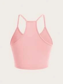 SHEIN Essnce 5-częściowy damski, minimalistyczny zestaw koszulek na ramiączkach typu spaghetti, odpowiedni na lato