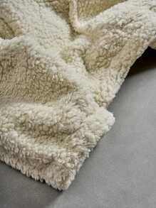 Manfinity EMRG Áo hoodie dài tay có túi màu trơn, dáng rộng, thường ngày cho nam, mùa thu - Màu be - Xem 9