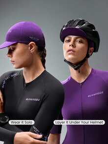 GLOWMODE 专为骑行而设计，吸汗速干轻便透气骑行帽，适合健身房训练锻炼 - 紫色 - 查看 2