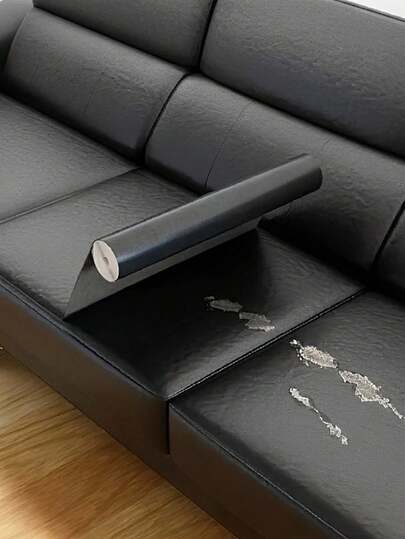 SHEIN 1Pc,Faux Leather Repair Patch - Self-Adhesive Faux Leather Fabric Patches For Sofas And Chairs, Quickly Repair Holes And Tears, Brown, Easy To Apply, Car Seat Repair, Furniture Repair, Fashion Design, Easy-To-Apply Tape