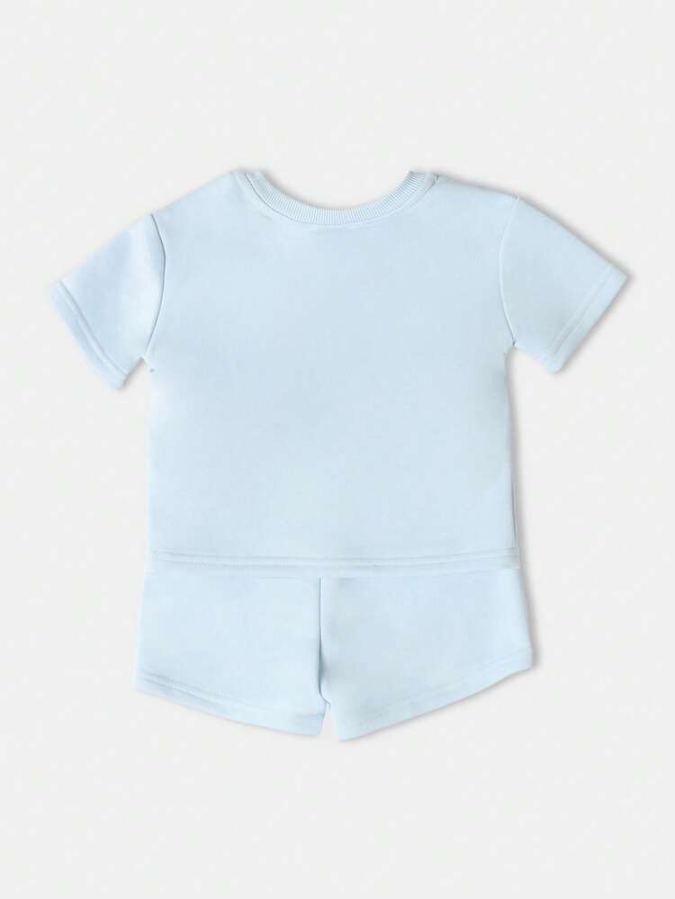 Oversized SMWN T-Shirt With Matching Shorts Set