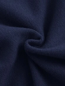 SHEIN 男婴/女婴拼色柔软针织翻领长袖半开襟毛衣 - 彩色 - 查看 8