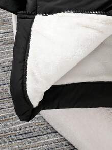 Mädchen Winter Lange Lose Kapuzen Gefütterte Jacke, Geeignet für tägliche Fahrten und Zusammenkünfte im Herbst