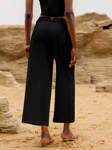 Lumivelle Halloween Women Pants - Black - View 2