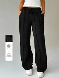 FavEase Damen-jogginghose Mit Kordelzug An Der Taille