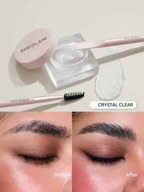 SHEGLAM Set Me Up Brow Hold-Gel Transparente Resistente Al Agua Para Cejas, Que No Mancha, De Larga DuracióN, Para Dar Forma A Las Cejas, Oferta Del Marca Belleza Maquillaje CosméTico Para Mujeres NiñAs Perfecto Para OtoñO Invierno Ideal Para Y2K Elegante Moda Adecuado Para CumpleañOs Navidad Presente Fiesta Listo Mejor Color
