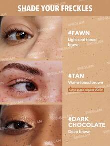 SHEGLAM لون Freck Please Freckle Tint-Fawn Smudge Tint مقاوم للماء يدوم طويلاً طبيعي متعدد الاستخدامات سائل تحديد الوجه الناعم مكياج وعيد الميلاد والشتاء تحديد الوجه والبرونزر حفل التخرج عيد ميلاد عطلة صيف خريف واي تو كيه أنيق أزياء نساء علامة تجارية مكياج مستحضرات تجميل الجمال حفلة شاطئ بحر سفر تخييم في الهواء الطلق مدرسة حرم جامعي رحلة مهرجانات ديكور هدية هدية وردة فتاة تنكر أفضل لون سحر أجواء