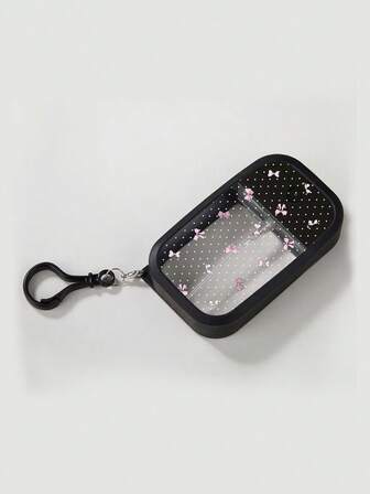 Kawaii 1 pieza Botella rociadora de 45ml de PP con estampado de lazo, regreso a clases, Tónico/Botella