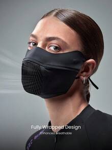 GLOWMODE 巡航控制吸汗速干防晒透气骑行面罩健身房训练锻炼 - 黑色 - 查看 3