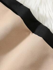 SHEIN 2pcs/Set Baby Boys Casual Cute Fun Sports Street Gentleman School All-Match Versatile Comfortable Retro Fashion Thick Thermal Lined Pants, Suitable For Autumn/Winter Wear, Indoor And Outdoor Toddler Pants Baby Pants Winter Baby Pants Thermal Lined Baby Pants Fall - Multicolor - View 6