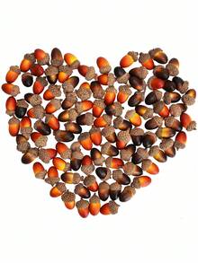 SHEIN 20pcs Artificial Acorn,Fake Plants,Fall Decor,Room,Desk,Garden Decor,Room Decoration Stuff,Christmas - Small Acorn - View 8