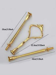 3 件树脂三层水果盘模具、带支架的树脂支架模具、环氧树脂分层托盘模具、树脂和硅胶铸造模具以及用于制作服务台的五金配件 - 白色 - 查看 5