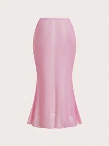 3pcs Swim Oasis Women's Vacation Floral Swimsuit, Fashionable Sexy Deep V-Neck Spaghetti Strap Bikini Top And Mini Skirt Plus Size Set