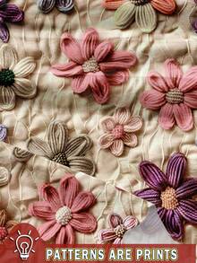 EMERY ROSE Casual Minimalist Colorful Floral Pattern Women Tank Top, Suitable For Summer Vacation